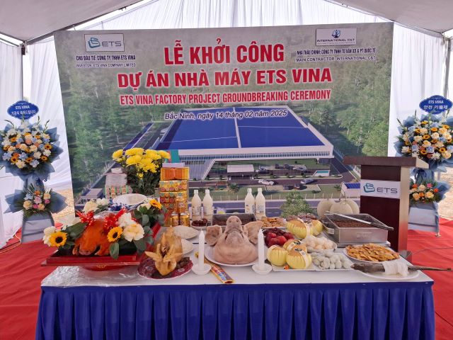 Le khoi cong Du an Nha may ETS VINA